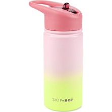 Skip Hop Wander Pipetli Paslanmaz Çelik Suluk Pembe