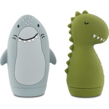 Trixie Mr. Shark & Mr. Dino Su Sıçratan Hayvanlar Banyo Oyuncağı