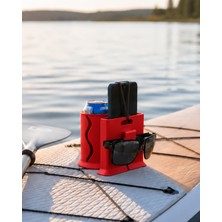 Sun LAB Sup Board Telefon, Gözlük ve Içecek Tutucu Kırmızı