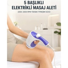 Maison Luré Masaj Cihazı Yüksek Titreşimli Elektrikli Masaj Aleti, Rahatlatıcı ve Vücut Bakım Cihazı
