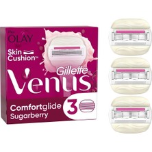 Gillette Venus Comfort Glide Sugarberry 3 Adet Yedek Başlık