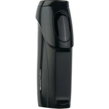 Quantoro 05-51 Elektronik Şarjlı Üçlü Jet Alev Puro Çakmağı/Black