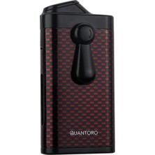 Quantoro 05-60 Puro Delicili Çift Jet Alev Puro Çakmağı/Red Carbon
