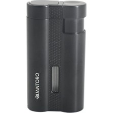 Quantoro 05-61 Puro Delicili Üç Jet Alev Puro Çakmağı/Black