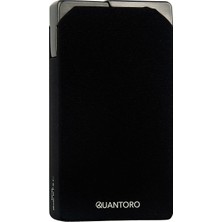 Quantoro 05-38 Çift Jet Alev Puro Delicili Black Crackle Puro Çakmağı
