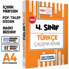Karakutu Yayınları 2027 MEB ÖDM İlkokul 4.Sınıf TÜRKÇE Çalışma Kitabı Alıştırmalı/Etkinlikli Soru Bankası BASKI ÜCRETİ