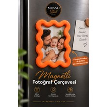 Mosso Steel Magnetli Fotoğraflı Fotoğraf Çerçevesi / Magnet Çerçeve / Magnet / Fotograf Çerçevesi