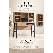Quattro Home Roven Raflı Çalışma Masası