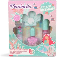 Le Mabelle Mint  Let's Be Mermaids Kız Çocuk Dudak ve Oje Makyaj Seti