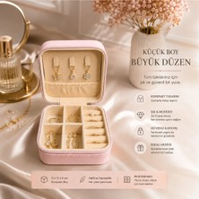 Maison Luré Makyaj & Takı Organizeri Mini Takı Kutusu, Kolye, Yüzük ve Küpe Düzenleyici