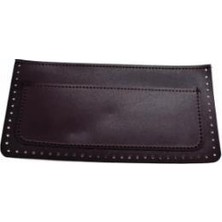 Angel Çanta Aksesuar 22X11 cm Koyu Kahve  Renk Suni Deri Cep