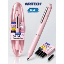 Writech Basmalı Dolma Kalem +5 Yedek Kartuş Hediyeli (Mavi Mürekkep)