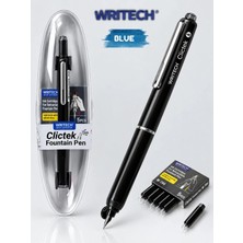Writech Basmalı Dolma Kalem +5 Yedek Kartuş Hediyeli (Mavi Mürekkep)