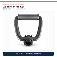 Orac Benzinli Tırpan Pilot Kol 26 mm BG430 ve 520 Sırt Tipi Modellerle Uyumlu