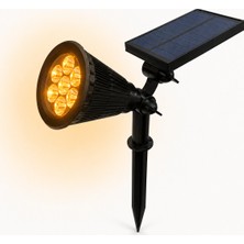 Cata Zena Amber 7W Solar Bahçe Aydınlatması – IP65 Kazıklı Güneş Enerjili Spot