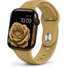Alstrap Apple Watch 12-11-10 (46MM) 9 8 7 (45MM) 6 5 4 Se (44MM) Uyumlu Silikon Kordon Kayış