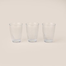 Evidea Kitchen Solo 3'lü Meşrubat Bardağı - Şeffaf - 415 ml