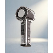 Taşınabilir Dijital Göstergeli Mini Fan - USB Şarjlı