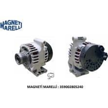 Magneti Marelli Alternatör 14V 120A Egea Doblo 3 G. Punto Fiorino Evo 500L 500X 1,3d Mjt Bipper Nemo 1,3hdi 51880173