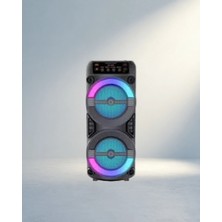 Taşınabilir Bluetooth Hoparlör LED Işıklı USB Tf Kart Desteği