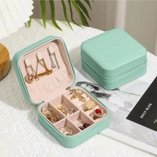 Maison Luré Makyaj & Takı Organizeri Şık Turkuaz Takı Çantası ile Tarzınızı Tamamlayın