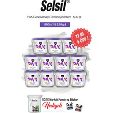 11 Al 9 Öde Selsil Pak Genel Amaçlı Temizleyici Krem 500 gr ve Rosie Pamuk