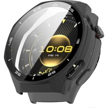 Apsuwa Huawei Watch Gt 7 Pro 46MM Kılıf Kasa Ekran Koruyucu Silikon Siyah