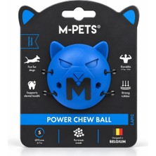 M-Pets Power Chew Ball Kauçuk Köpek Oyuncağı Top Lapis S