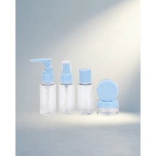 Seyahat Boy 5'li Kozmetik Organizer Seti 30 ml Pratik Taşıma
