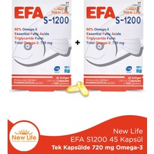 New Life Efa Omega3 S-1200 45 Kapsül 2 Adet