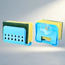 Mutfak Lavabo Vantuzlu Bulaşık Süngeri Askısı Aparatı
