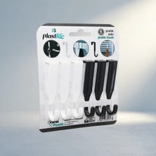 Pratik Tek Kollu Çok Amaçlı Plastik Askı 6'lı Set
