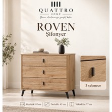 Quattro Home Roven 3 Çekmeceli Şifonyer