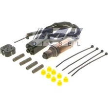 Bosch 0258986504 Universal Lambda Sensörü – 3 Kablolu Isıtmalı Oksijen Sensörü