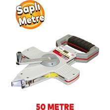 Maison Luré Ölçüm Cihazı Arazi Şerit Metre 50 Metre x 12.5 mm Çelik Metre