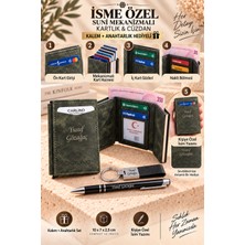 Hky Isme Özel Suni Mekanizmalı Kartlık & Cüzdan Kalem Anahtarlık Hediyeli