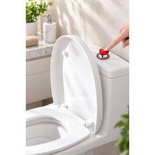 Yenilig 5 Adet Klozet Sifon Tuşu – Kalp Tasarımlı Yapışkanlı Montaj, Dekoratif Banyo Aksesuarı, Flush Button