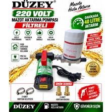 220 Volt Mazot Aktarma Pompası & Filtreli
