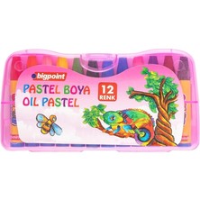 Bigpoint BP741-12P Pastel Boya Çantalı 12LI Pembe