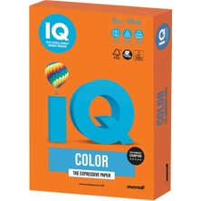 Mondi Iq NE1350-NEOOR Color Renkli Fotokopi Kağıdı A4 80 Gram Fosforlu Turuncu 500 Lü Paket