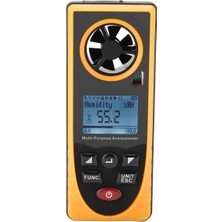 Maison Luré Ölçüm Cihazı Çok Fonksiyonlu Dijital Rüzgar Ölçer Anemometre