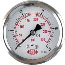 Maison Luré Ölçüm Cihazı 0-25 Bar Çap Ø100 mm Pano Tip Kuru Manometre