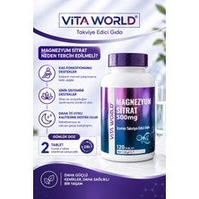 Vita World Vıtaworld Magn. Citrate 500 Mg 120 Tb