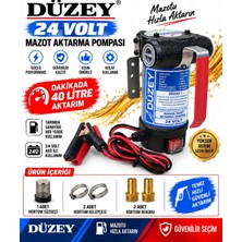 Düzey 24 Volt Bypasslı Dk/litre:40 Lt. Mazot Aktarma Pompası