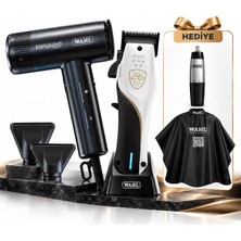 Wahl Vapor Ce Saç Sakal Profesyonel Kesme Makinesi ve Wahl Vanquish Compact Fön Makinesi Hediyeli Set