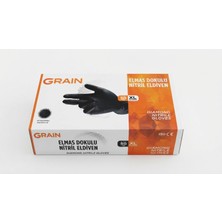Grain Graın Elmas Dokulu Nitril Eldiven 50 Adet