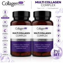 Collagen Forte Platinum Multi Kolajen Komplex 2 x 90 1500MG , Probiyotik & Multivitamin