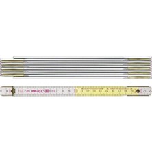 Maison Luré Ölçüm Cihazı Kırma Ahşap Metre 2 Metre, Dayanıklı ve Kullanışlı Ölçüm Aracı