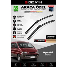 S-Dizayn Hyundai Starex Ön Cam Silecek Seti 1998-2007 Premium Araca Özel 65-50 cm  A+ Kalite
