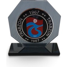 HDY Tarabzonspor 1967 Yazılı Masaüstü Cam Biblo